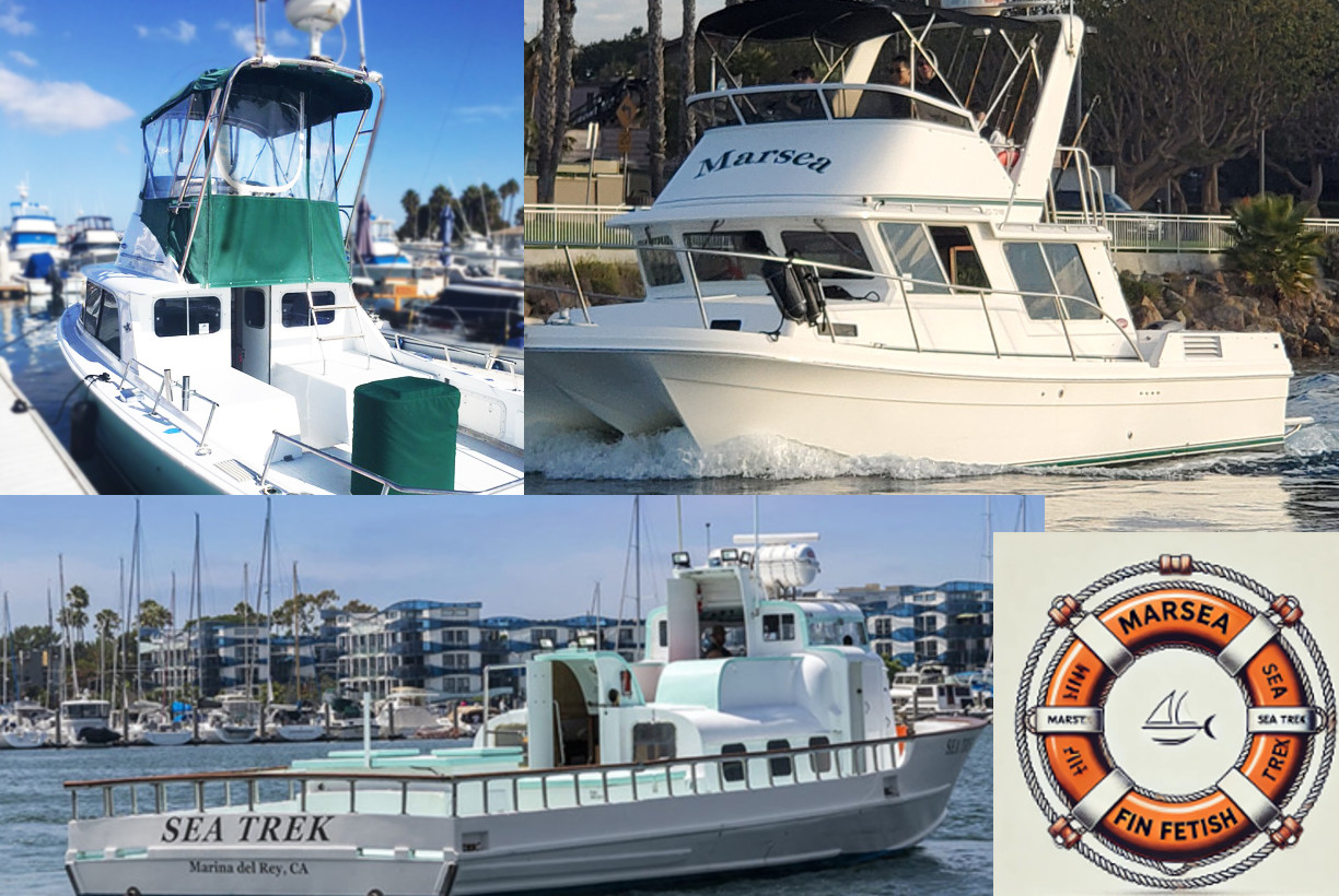 The Marsea. A 32 foot power catamaran built by Seasport